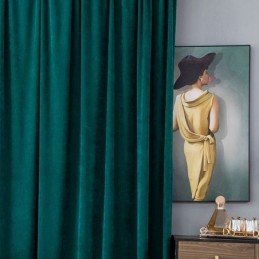 Zatemňovací Závěsy Chenille V Jednobarevném Severském Stylu Do Obývacího Pokoje A Ložnice