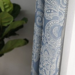 Evropská Zatemňovací Záclona Vyrobená Na Míru, Žakárová Záclona Do Obývacího Pokoje A Ložnice