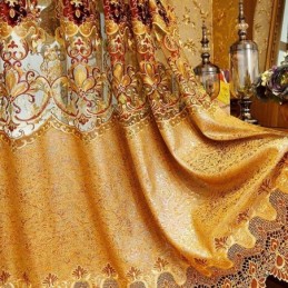 Luxusní Evropské Vyšívané Závěsy Do Obývacího Pokoje A Ložnice