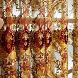 Luxusní Evropské Vyšívané Závěsy Do Obývacího Pokoje A Ložnice