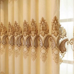 Luxusní Zatemňovací Evropské Vyšívané Závěsy Do Obývacího Pokoje A Ložnice