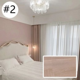 Vysoká Zatemňovací Záclona Vyrobená Na Míru, Přesná Žakárová Záclona Do Ložnice A Obývacího Pokoje