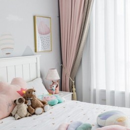 Moderní Šité Záclony Na Míru, Zatemňovací Záclony S Pepitou Stopou Do Obývacího Pokoje A Ložnice