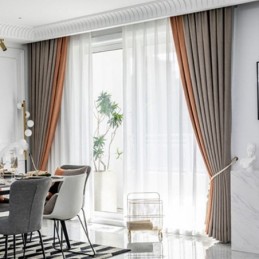 Moderní Šitá Záclona Na Míru, Záclona Ze Žinylky, Zatemňovací Do Obývacího Pokoje A Ložnice