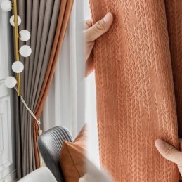 Moderní Šitá Záclona Na Míru, Záclona Ze Žinylky, Zatemňovací Do Obývacího Pokoje A Ložnice
