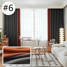 Moderní Šitá Záclona Na Míru, Záclona Ze Žinylky, Zatemňovací Do Obývacího Pokoje A Ložnice