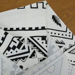 Bohémský Styl Závěsů Na Míru, Závěsy S Geometrickými Střapci A Potiskem Do Ložnice A Obývacího Pokoje