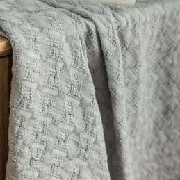Severský Kostkovaný Tylový Závěs Vyrobený Na Míru, Osnovní Pletení, Průhledný Do Obývacího Pokoje