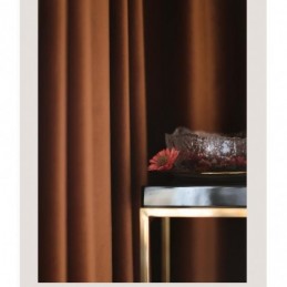 Minimalistický Flanelý Zatemňovací Závěs, Závěs Na Míru, Dýňově Oranžová Barva, Obývací Pokoj, Restaurace