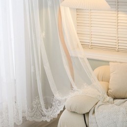 Vyšívaná Zatemňovací Závěs Na Míru, Luxusní Evropská Termoizolační Závěs Do Obývacího Pokoje