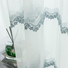 Průsvitné Záclony Na Míru, Záclonové Listy, Vyšívané Tylové Záclony Do Ložnice