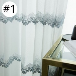 Průsvitné Záclony Na Míru, Záclonové Listy, Vyšívané Tylové Záclony Do Ložnice