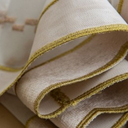 Luxusní Bílá Průsvitná Záclona Na Míru, Vyšívaná, Vysoce Kvalitní Tylová