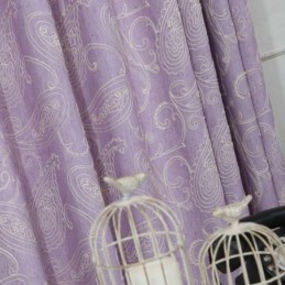 Vintage Polozatemňovací Závěs Šitý Na Míru Závěs Luxusní Vyšívaný Obývací Pokoj