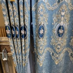 Luxusní Záclona Na Míru Záclona V Evropském Stylu S Výšivkou