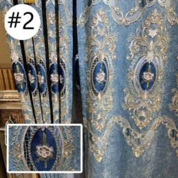Luxusní Záclona Na Míru Záclona V Evropském Stylu S Výšivkou