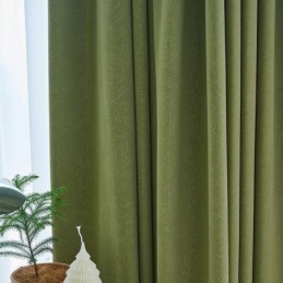 Luxusní Geometrické Závěsy S Moderním Reliéfním Zatemňovacím Efektem Do Ložnice