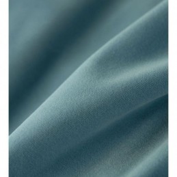 Minimalistický Modrý Flanelový Zatemňovací Závěs, Jednobarevný Látkový Závěs Do Obývacího Pokoje, Šitý Na Míru