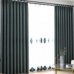 Jednobarevné Zatemňovací Závěsy Do Obývacího Pokoje, Ložnice, Moderní Závěsy