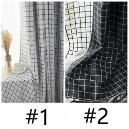 Kostkovaná Zatemňovací Záclona Vyrobená Na Míru, Geometrická Kostkovaná Záclona Do Ložnice A Obývacího Pokoje