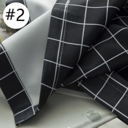Kostkovaná Zatemňovací Záclona Vyrobená Na Míru, Geometrická Kostkovaná Záclona Do Ložnice A Obývacího Pokoje