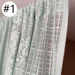 Elegantní Průsvitné Voálové Závěsy, Dekorativní Okenní Závěsy Do Obývacího Pokoje, Ložnice