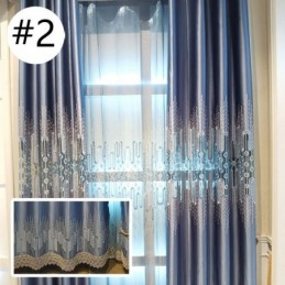 Luxusní Okenní Zvukotěsné Panely S Krajkovým Vyšíváním Do Obývacího Pokoje