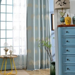 Elegantní Vyšívaná Záclona Se Vzorem Stromu, Vyrobená Na Míru, Zatemňovací Okenní Závěsy Do Obývacího Pokoje