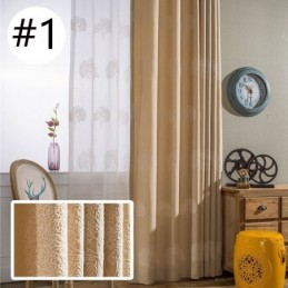 Elegantní Vyšívaná Záclona Se Vzorem Stromu, Vyrobená Na Míru, Zatemňovací Okenní Závěsy Do Obývacího Pokoje